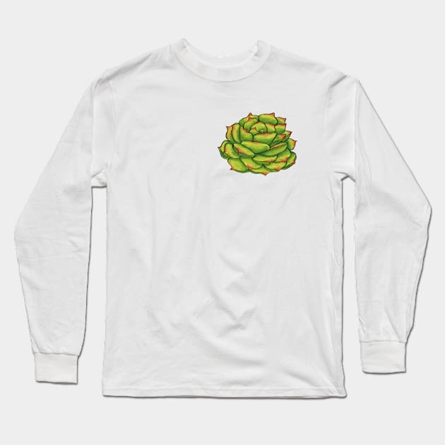 Succulent Long Sleeve T-Shirt by juniperleaves